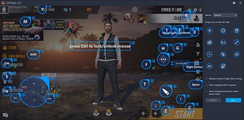Free Fire For Pc 90 Fps Settings With Best Emulator Ldplayer
